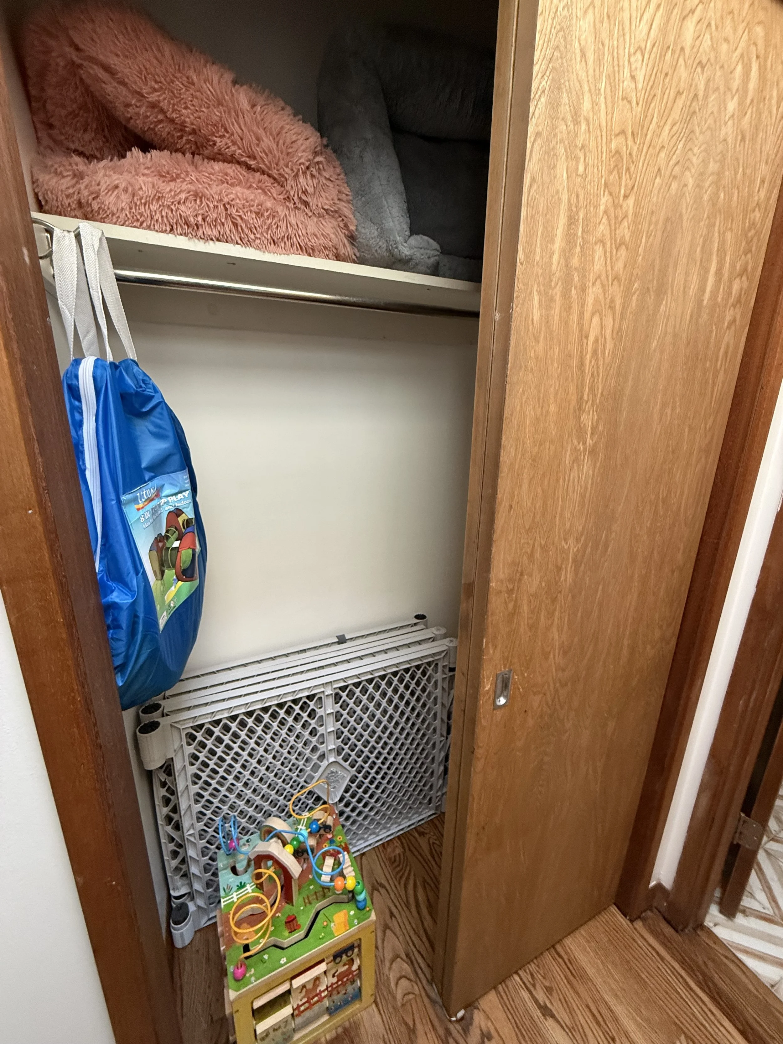 Dog beds, kids barnyard activity block, kids flex play tunnels