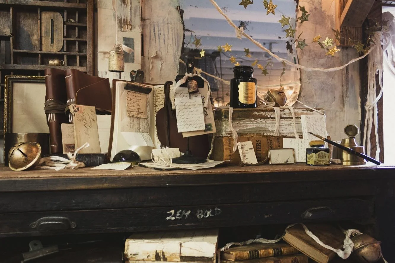 Do you have a bookworm, a writer, a calligraphy lover to buy for this Christmas? We&rsquo;ve got you covered! Vintage inspired inkwells, ink made from gun powder (how cool is that?), beautiful leather wrapped and bound journals and a literary candle 