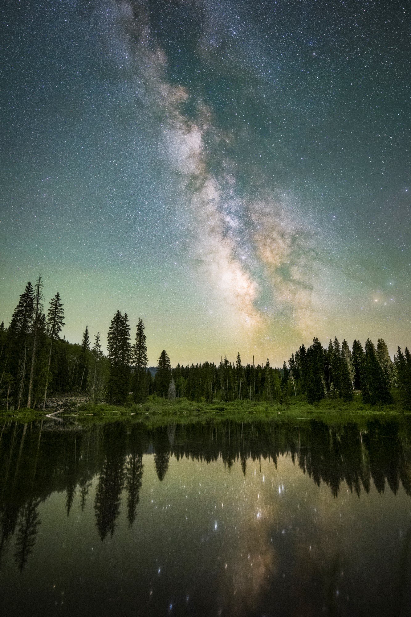 Grand Mesa Milky Way Reflection by Marc Rassel