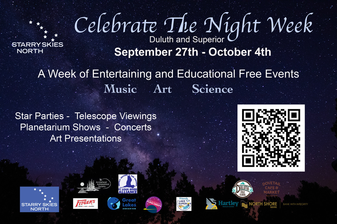 celebrate the night sky week 2026 - duluth mn and superior wi