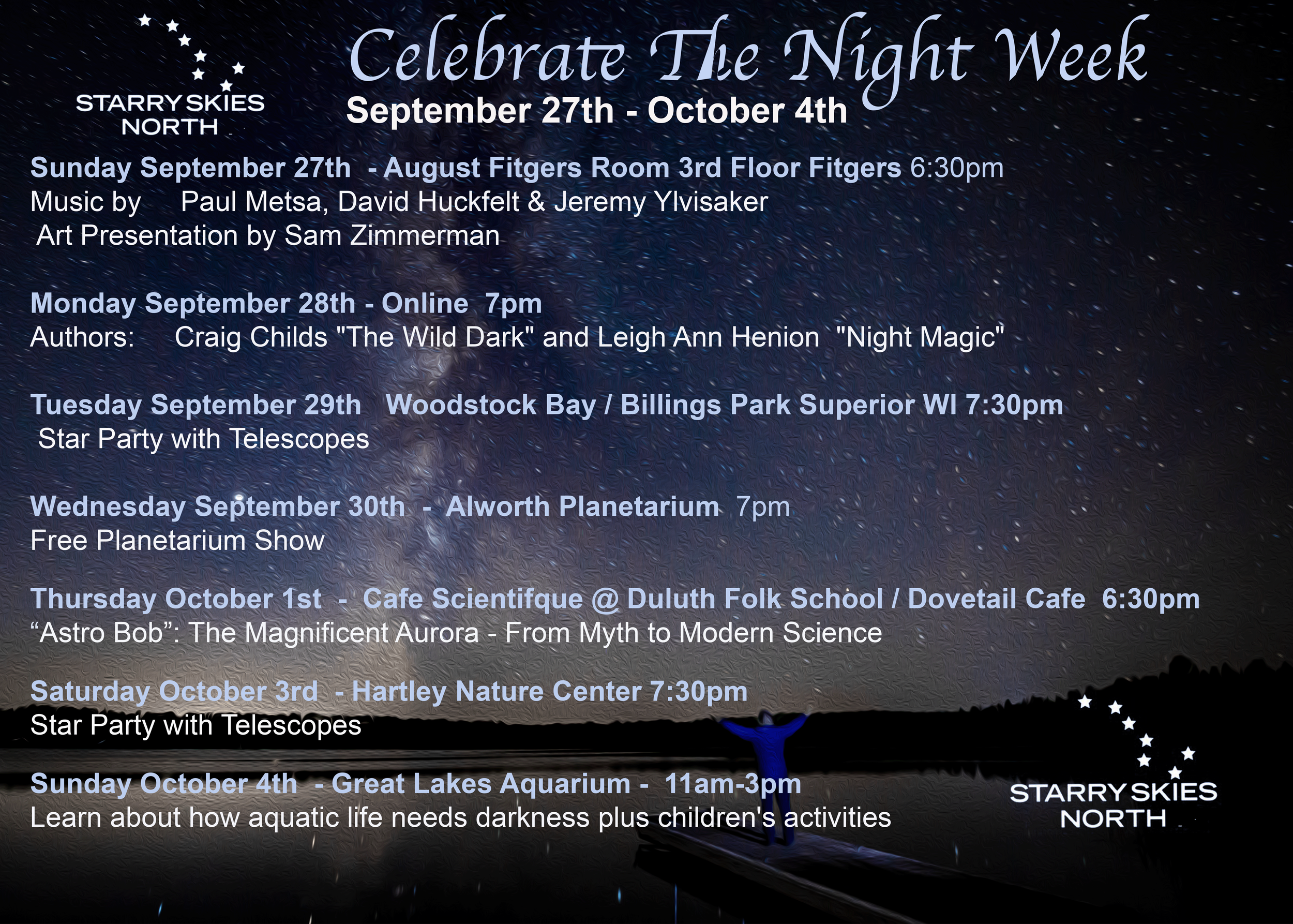 Celebrate the night sky week scheduled 2026