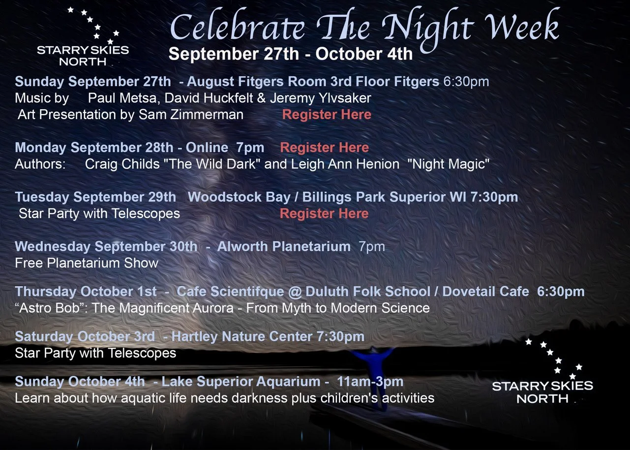 Celebrate the night sky week 2026 schedule