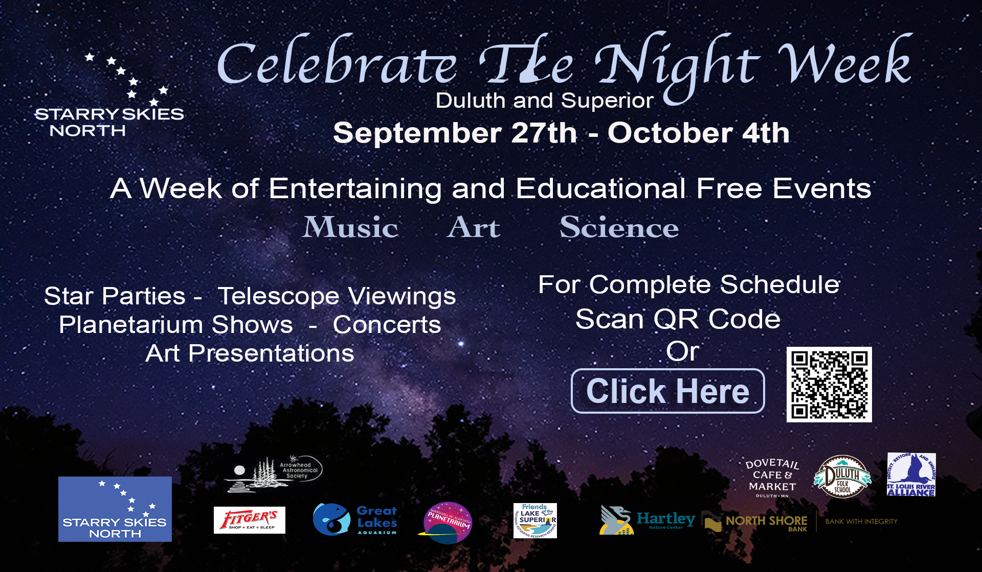 Celebrate the Night Sky Week 2026 presented by Starry Skies North