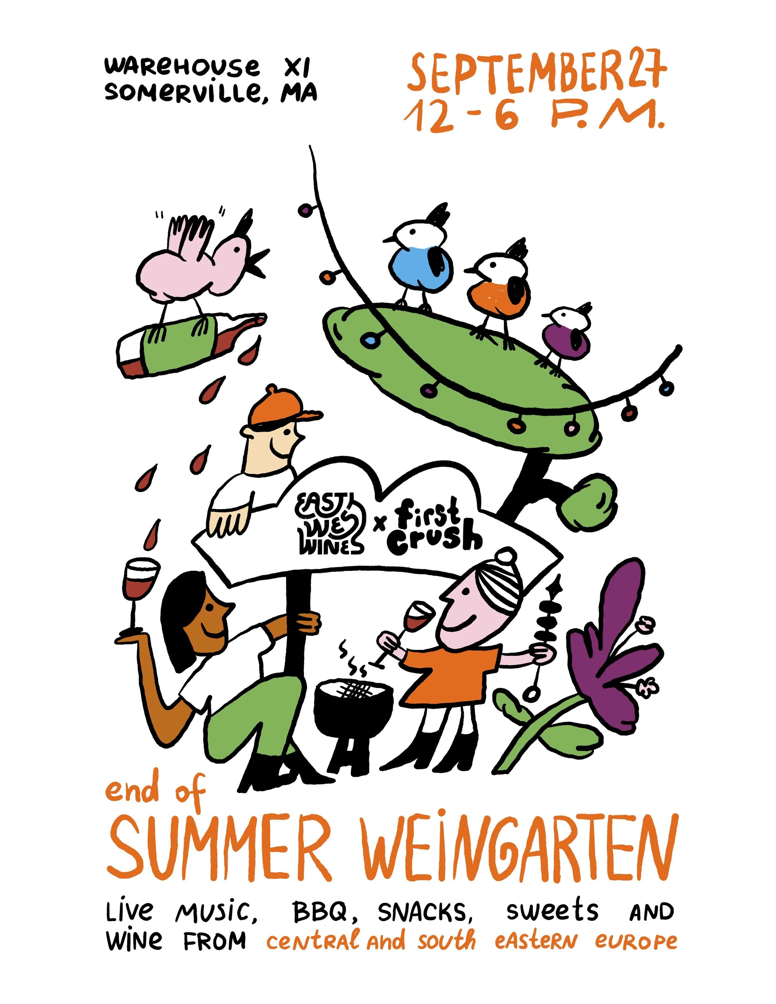 End of Summer Weingarten with East West Wines!