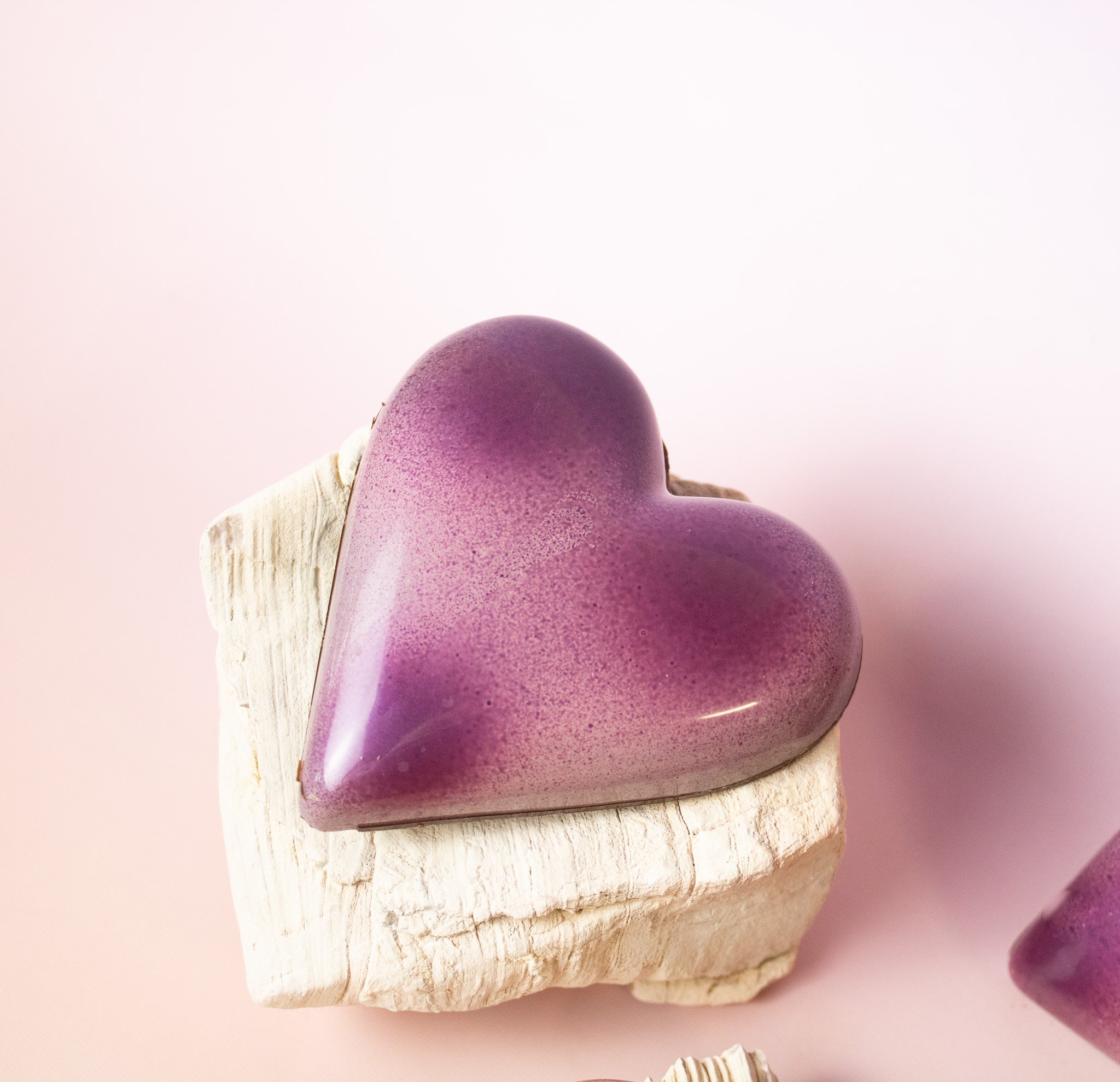 Passionfruit & Hazelnut Heart