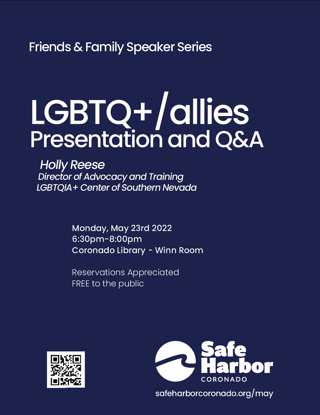 friends &amp; family speaker series - LgBTQ+ | allies