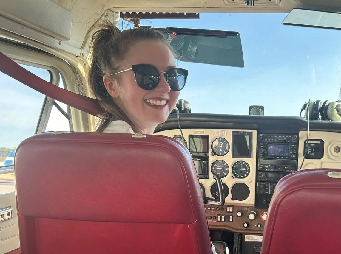 Meet our second First in Flight Flight Training Scholarship winner, Katy King! ✈️🔥
Katy&rsquo;s next year is all about building hours and earning her commercial and CFI ratings &mdash; all while working full time as an accountant. If she can squeeze