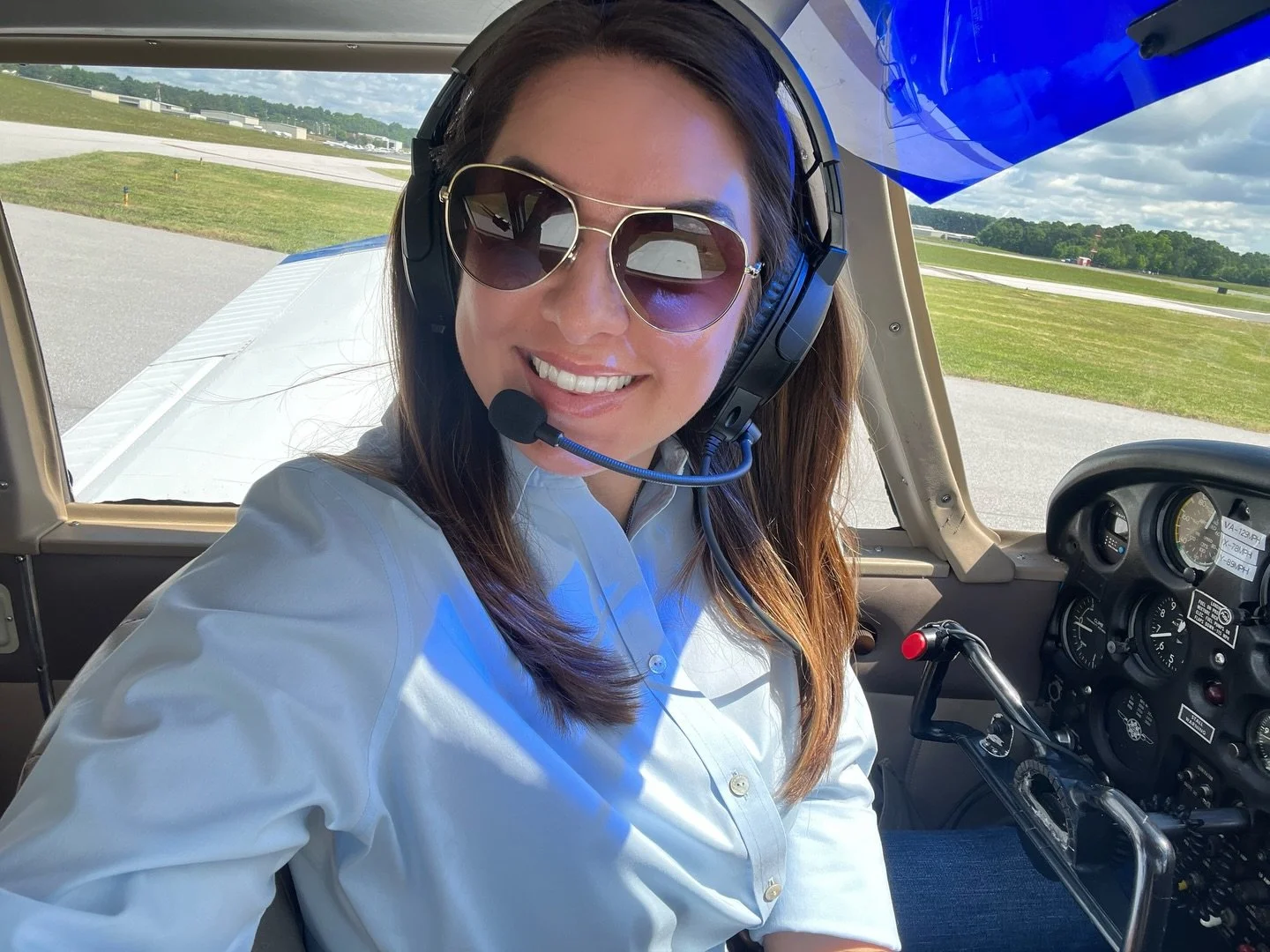 Congratulations to @hassierenae, one of our First In Flight Scholarship recipients! ✈️
Hassie has been a flight attendant for the past 10 years and is now working toward her commercial pilot certification, with plans to continue on to CFI and CFII la