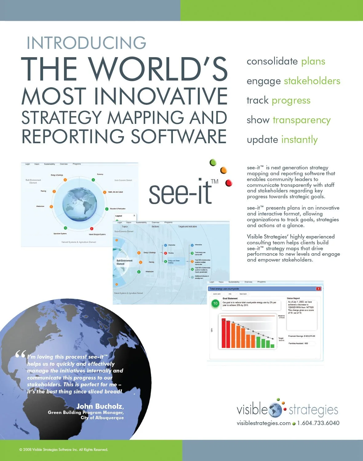 Visible Strategies one pager