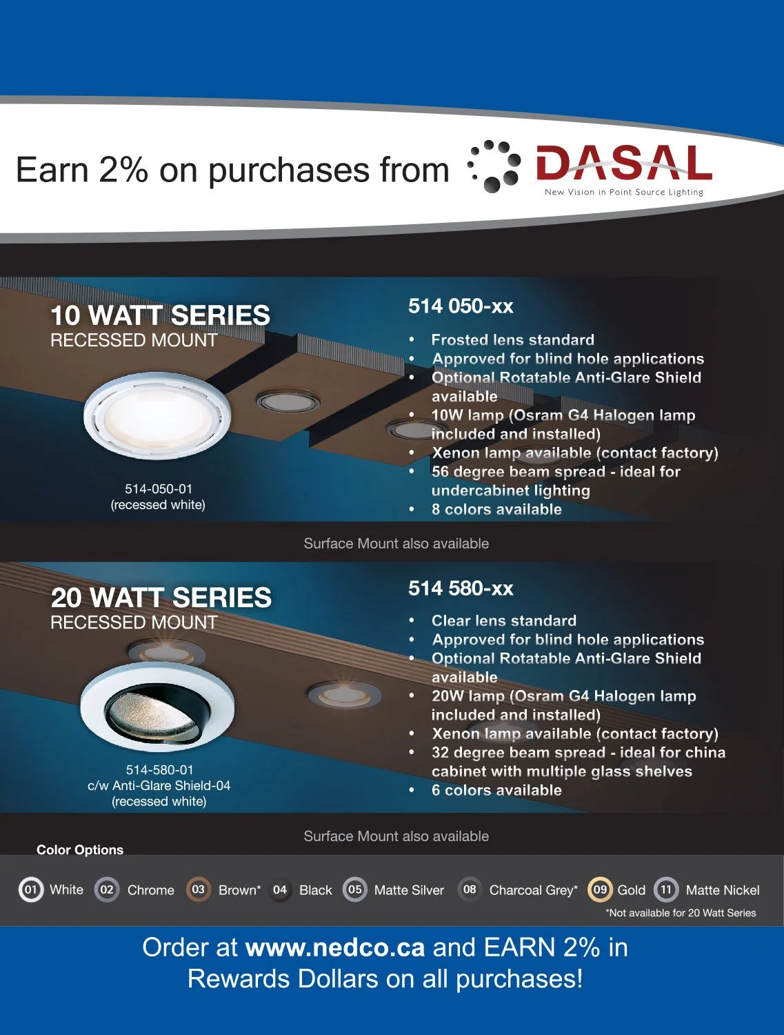 Dasal Lighting - Nedco full page ad