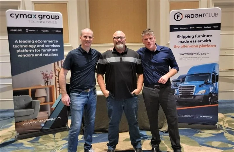 Cymax Group & Freight Club trade show event