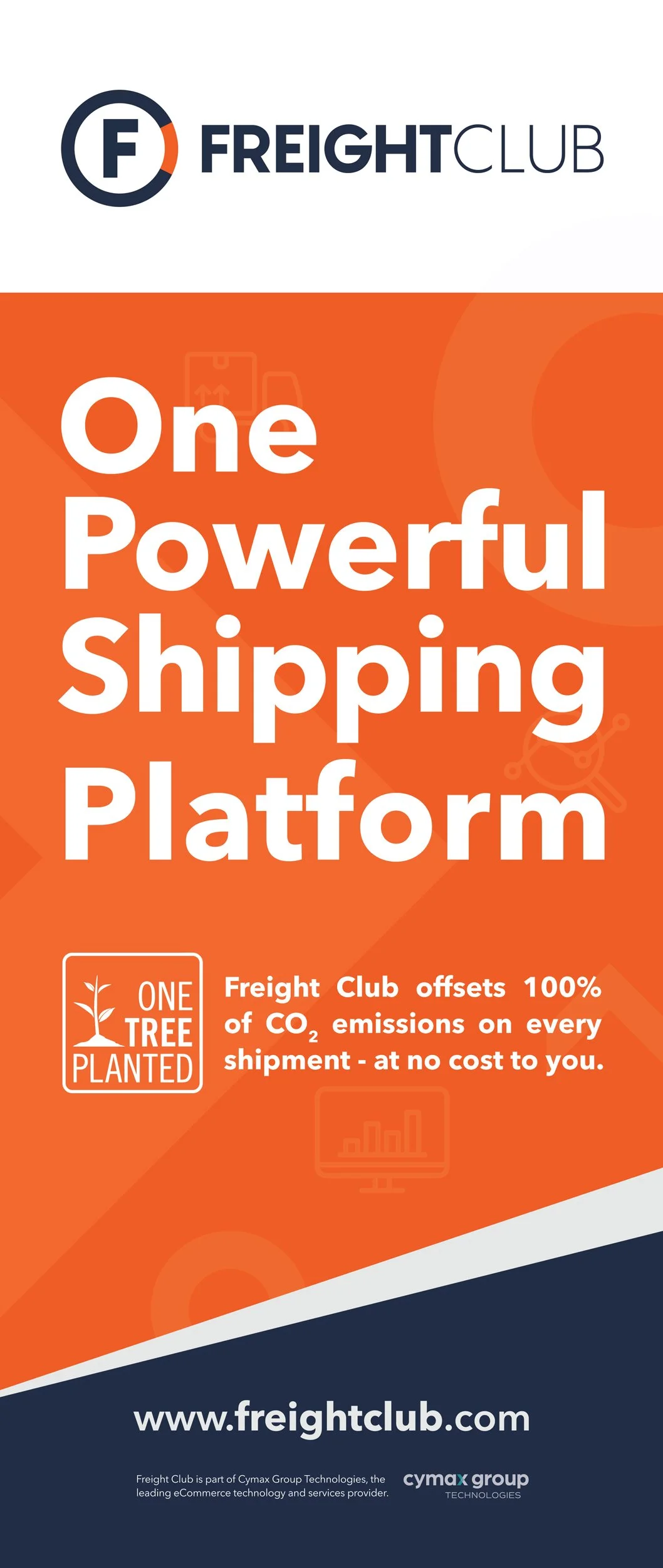 Freight Club pull up banner