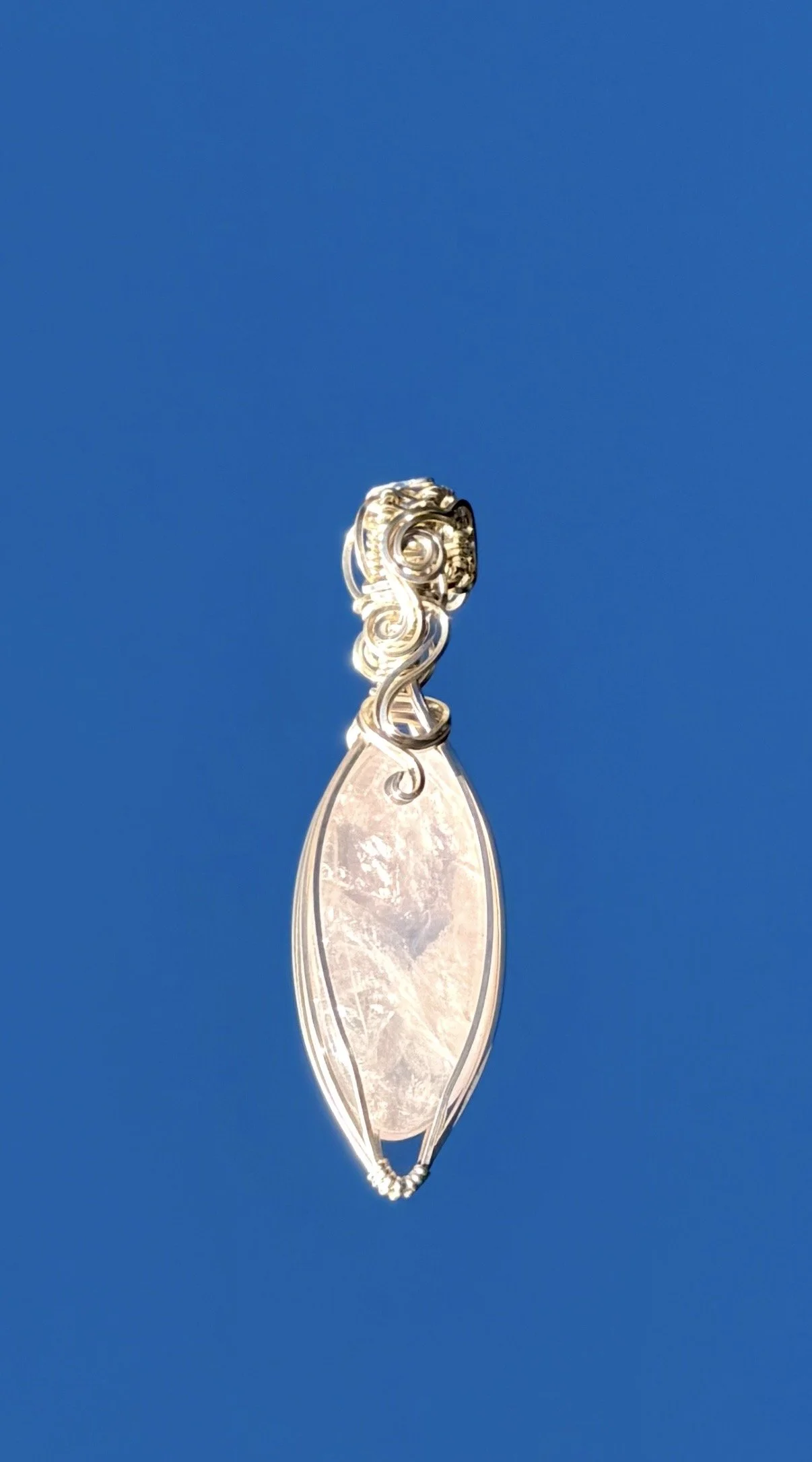 Rose Quartz Large | Silver