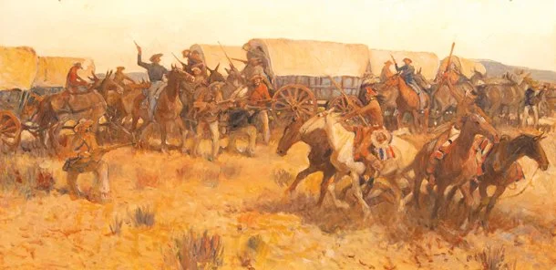 ATTACK ON THE WAGON TRAIN