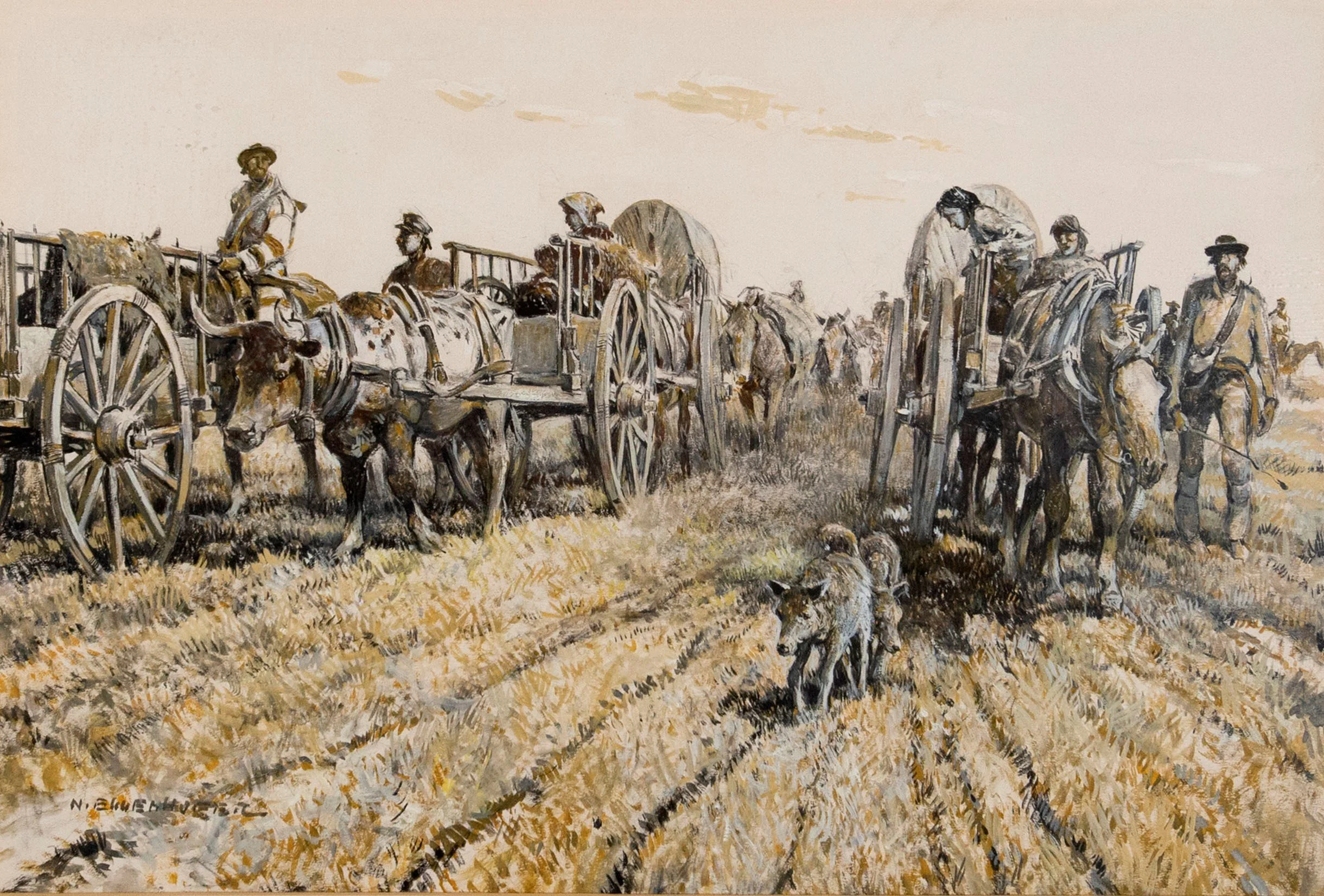 RED RIVER CARTS, PEMBINA COUNTRY