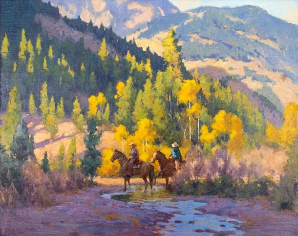MORNING RIDE NEAR YELLOWSTONE
