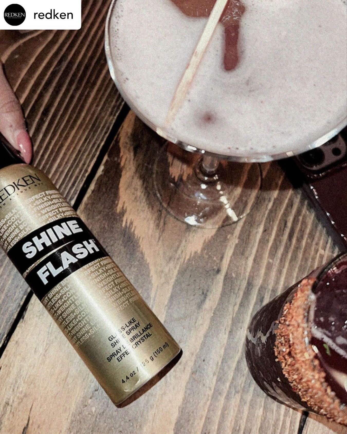 Posted @withregram &bull; @redken Dressing up and hitting the town this weekend?

Don&rsquo;t forget to bring Shine Flash for your on-the-go touch ups&hellip; because the perfect addition to any outfit is hair with glass-like shine that lasts.