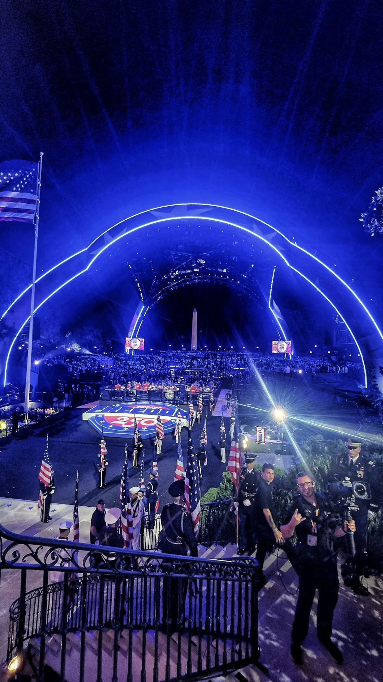 Ufc freedom 250 at the whitehouse steadicam operator in washington DC.JPG