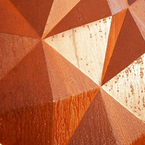 Greg Tuthill, ‘Nonagon Acorn’, 2024, Corten steel.