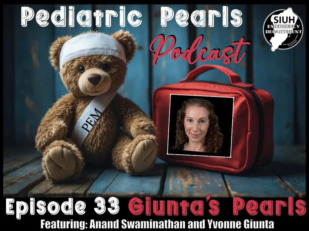 9/16/25 - Dr. Guinta's Pediatric Pearls