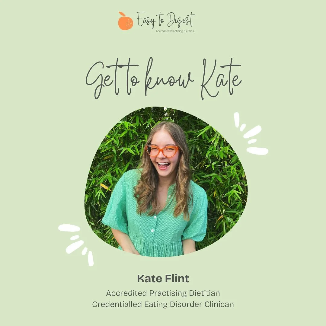 A few fun facts about our fabulous dietitian &amp; founder Kate!

Please don&rsquo;t hesitate to reach out to our clinic for support.

Kate &amp; Amelia

🧡🍊