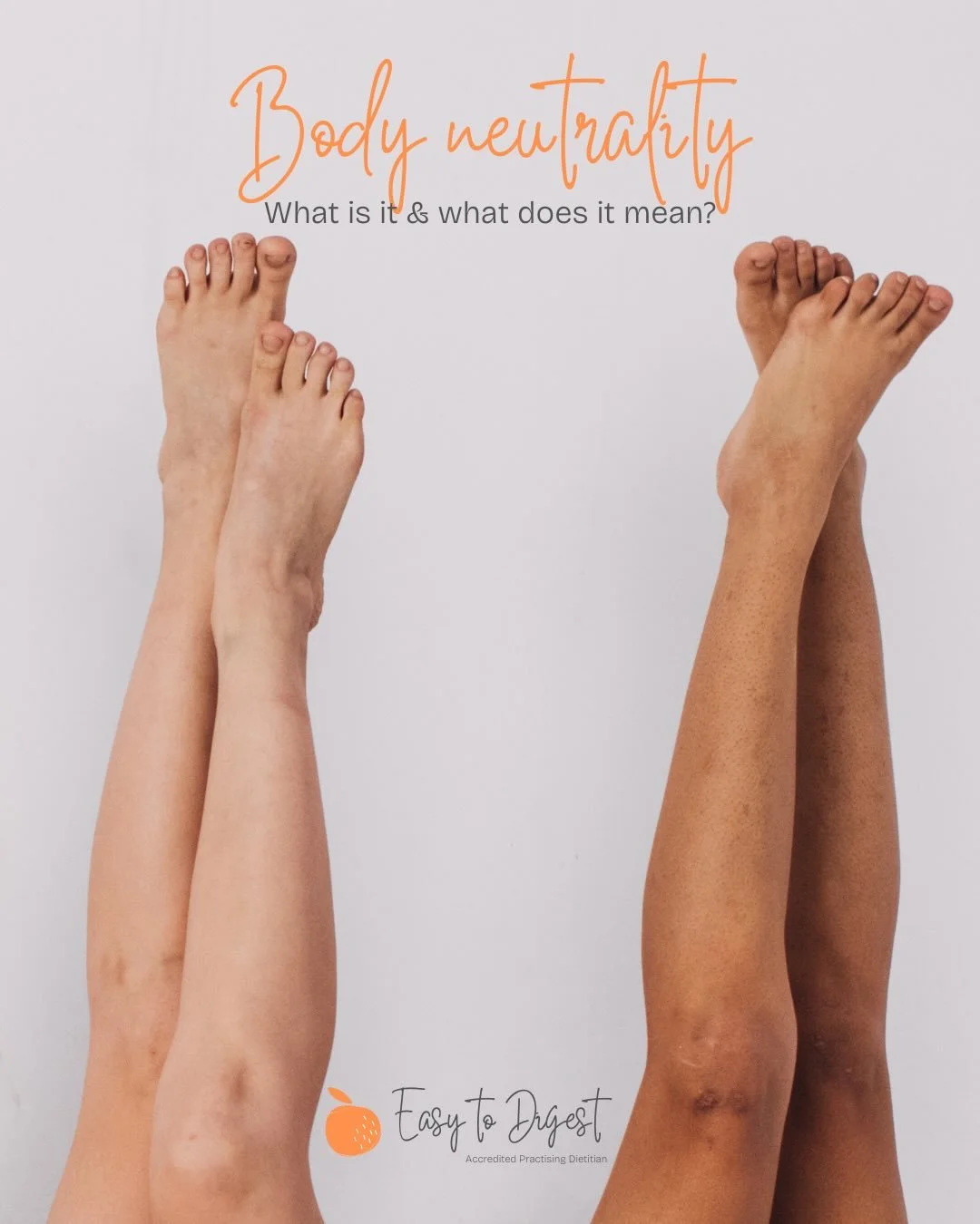 Body neutrality as a concept, aims to shift our thinking away from what our body looks like. Rather it reminds us that we can accept our body for what it does for us and how it takes us through life.

Please don&rsquo;t hesitate to reach out to our c