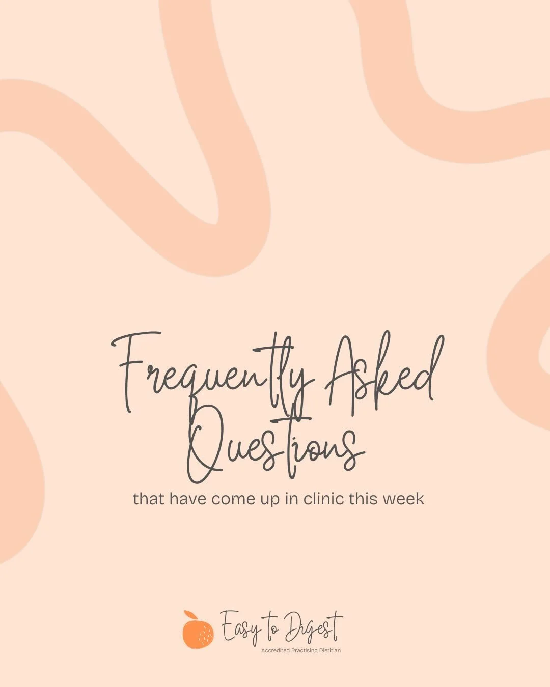 Answering a couple of FAQs that have come up this week!

Please don&rsquo;t hesitate to reach out to our clinic for support.

Kate &amp; Amelia

(Created by Amelia)

🧡🍊