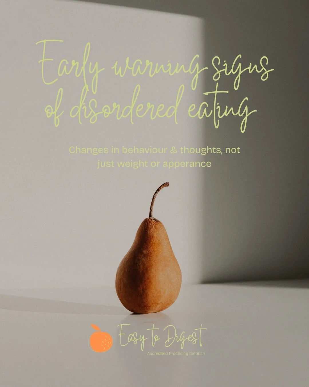 Early identification and intervention with eating disorder symptoms are so important for minimising the severity and duration of the disorder.

Please don&rsquo;t hesitate to reach out to our clinic for support.

Kate &amp; Amelia

(Created by Amelia