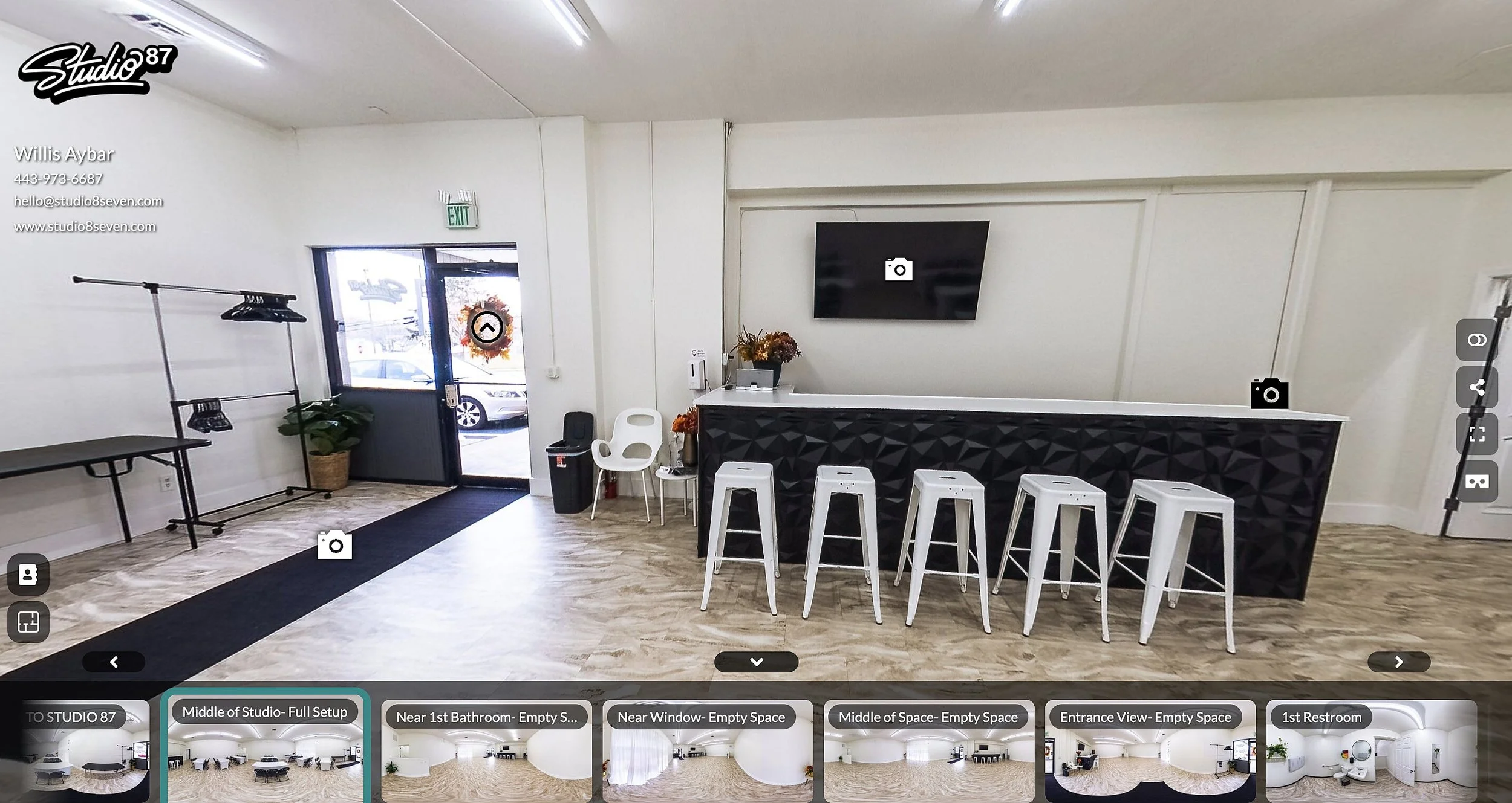 Intimate Church Space For Rent in Baltimore MD Studio 87