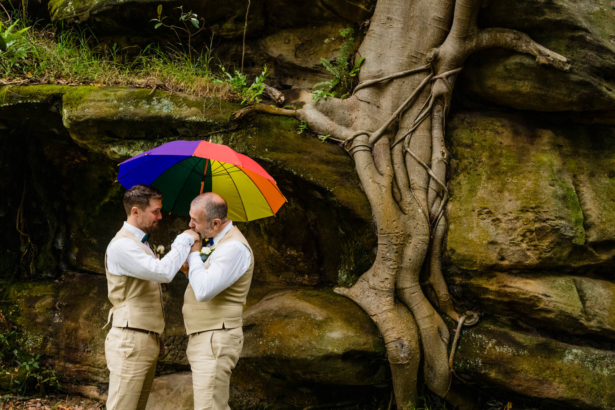 Two gay guys wedding