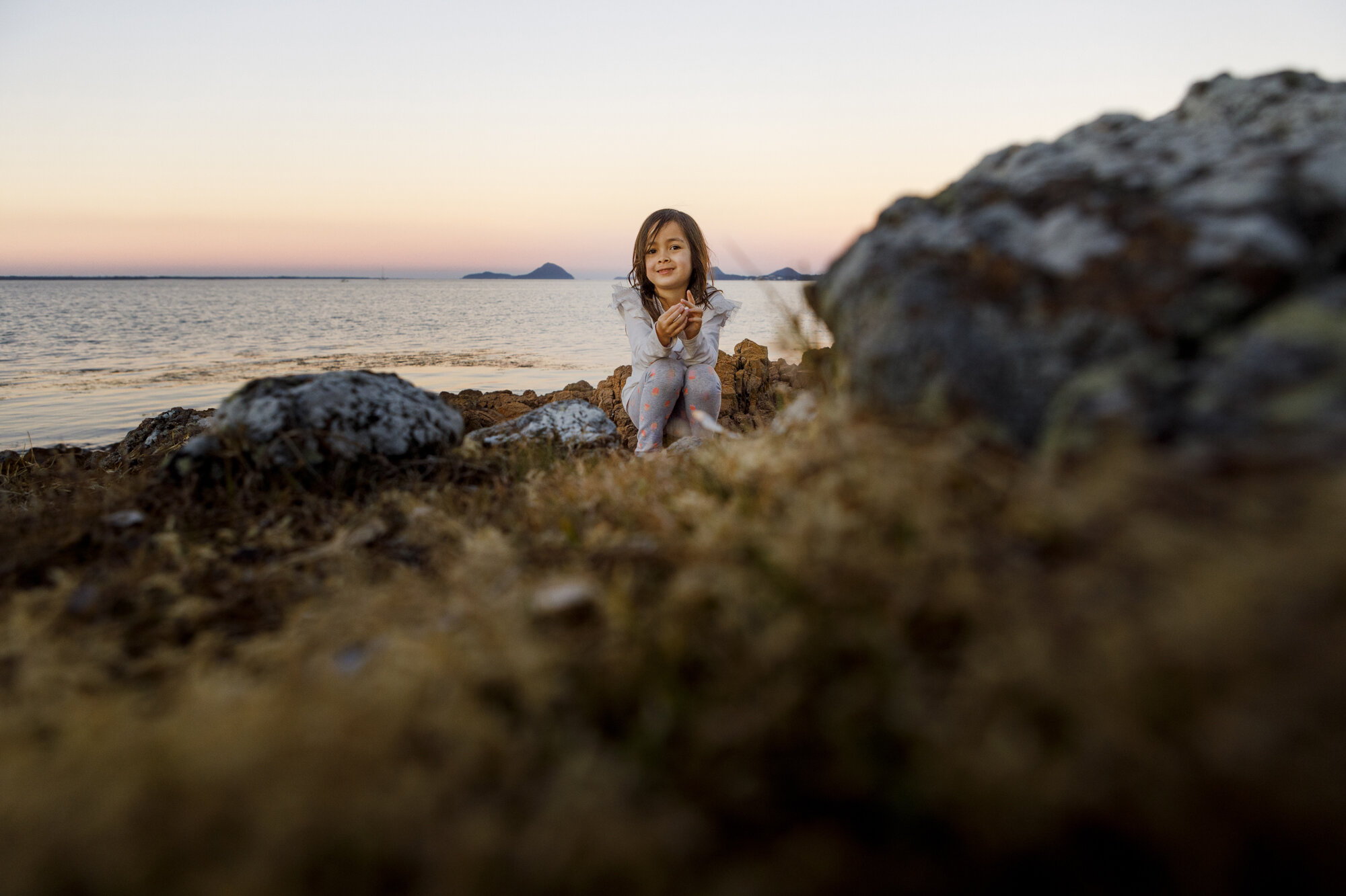 How to photograph children on the beach