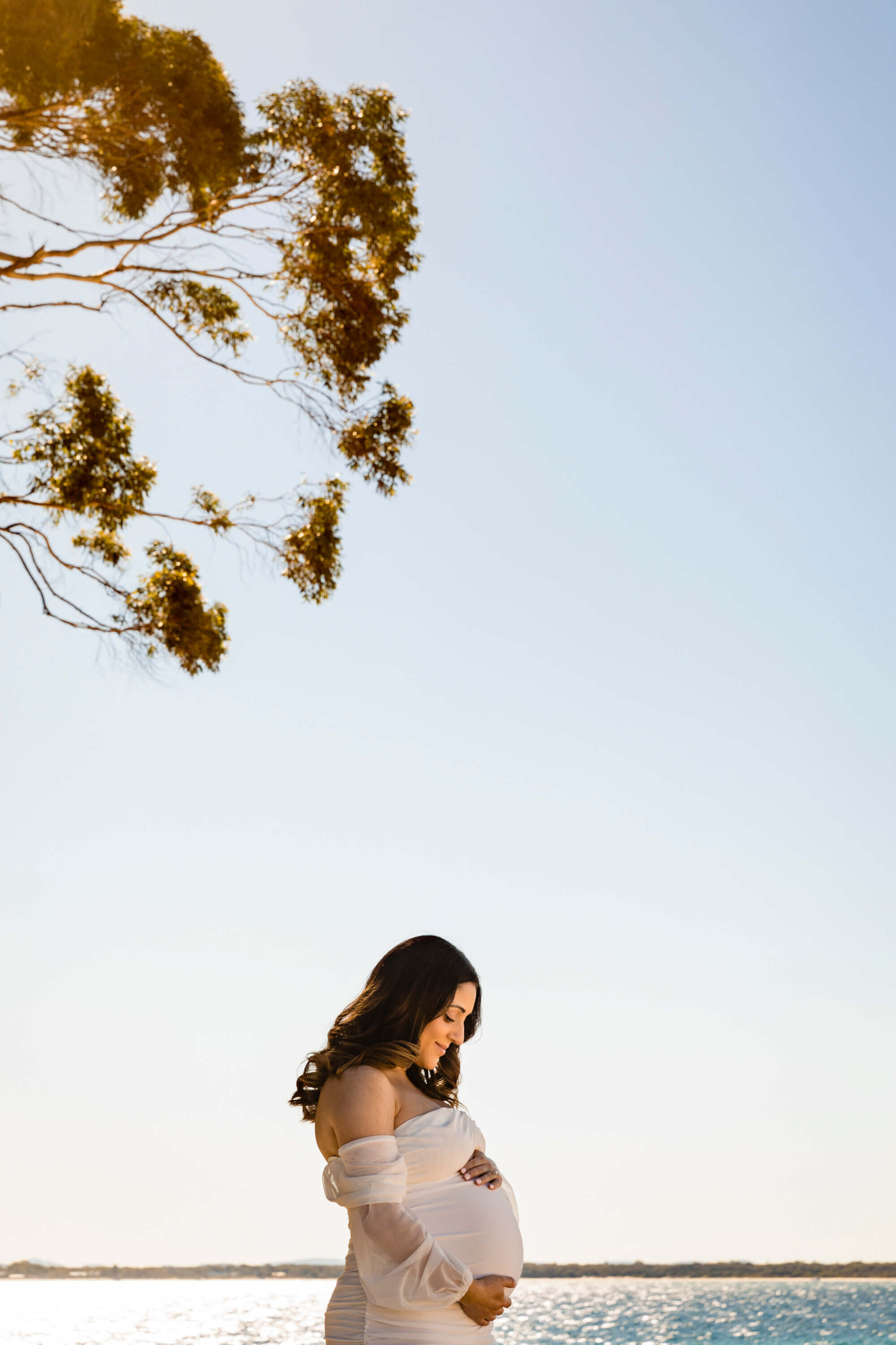 maternity photoshoot at Port Stephens