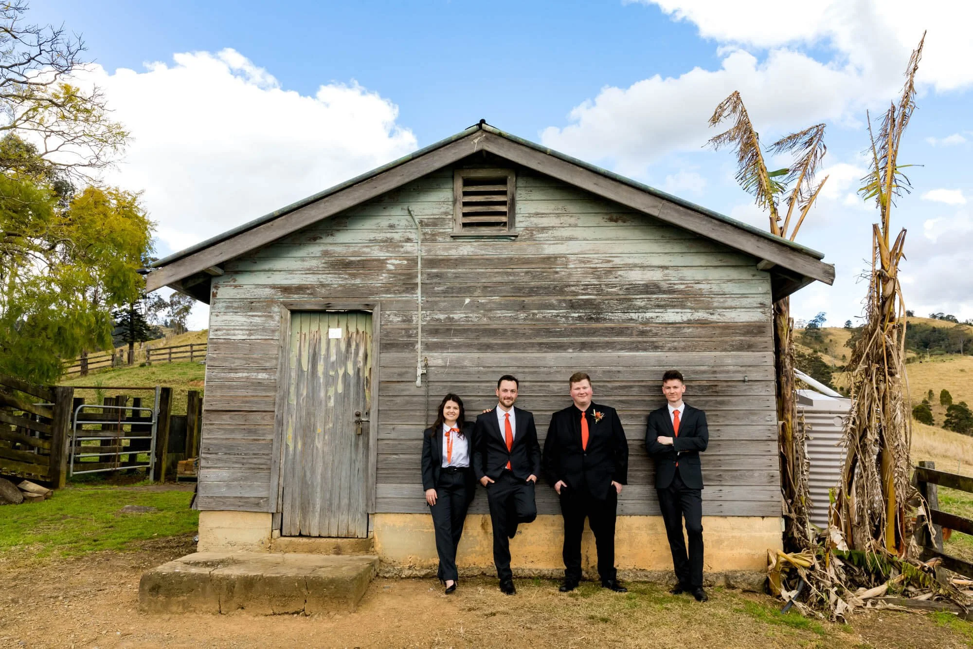 Rustic rural wedding