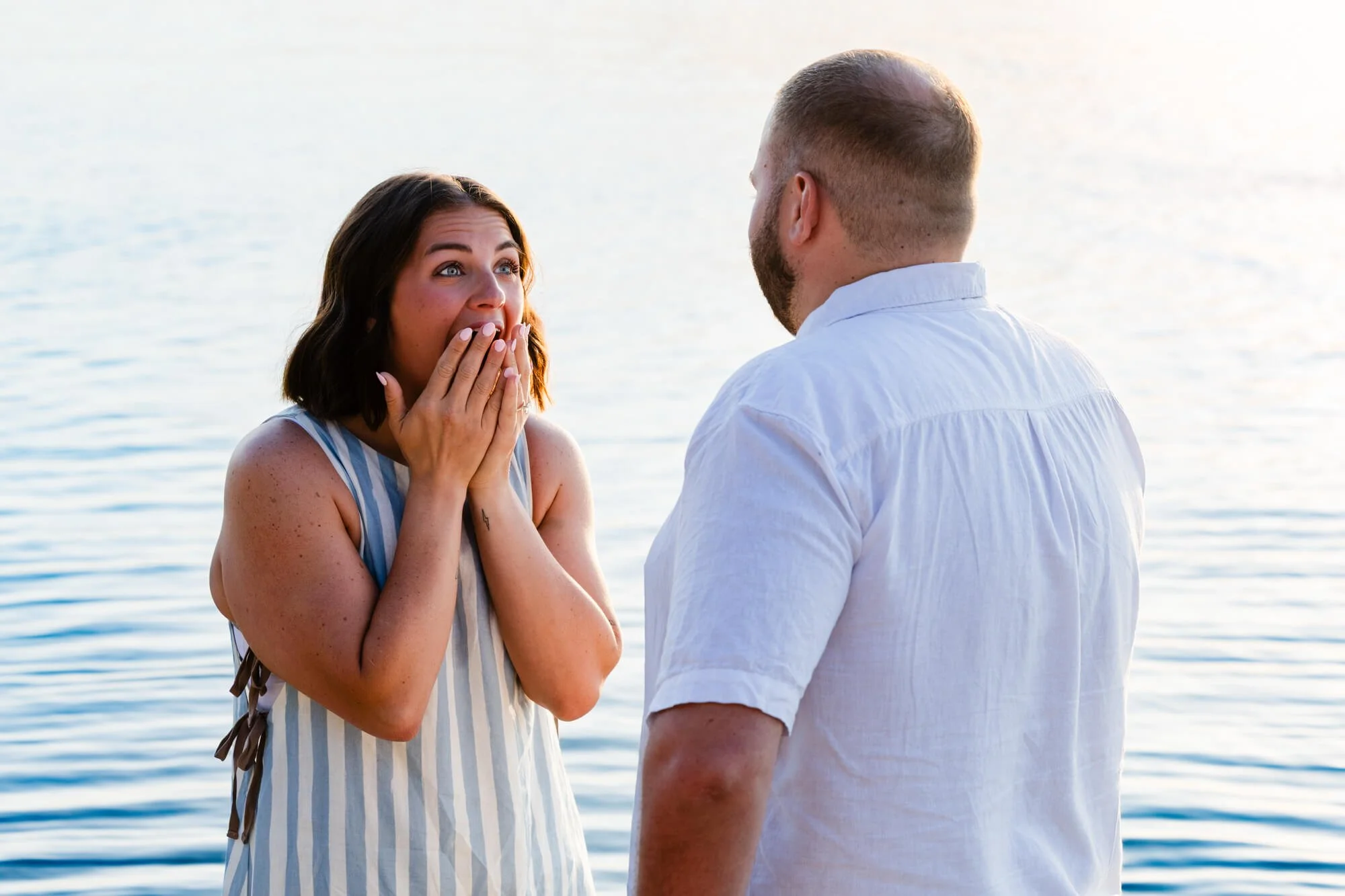 Surprise proposal in Port Stephens