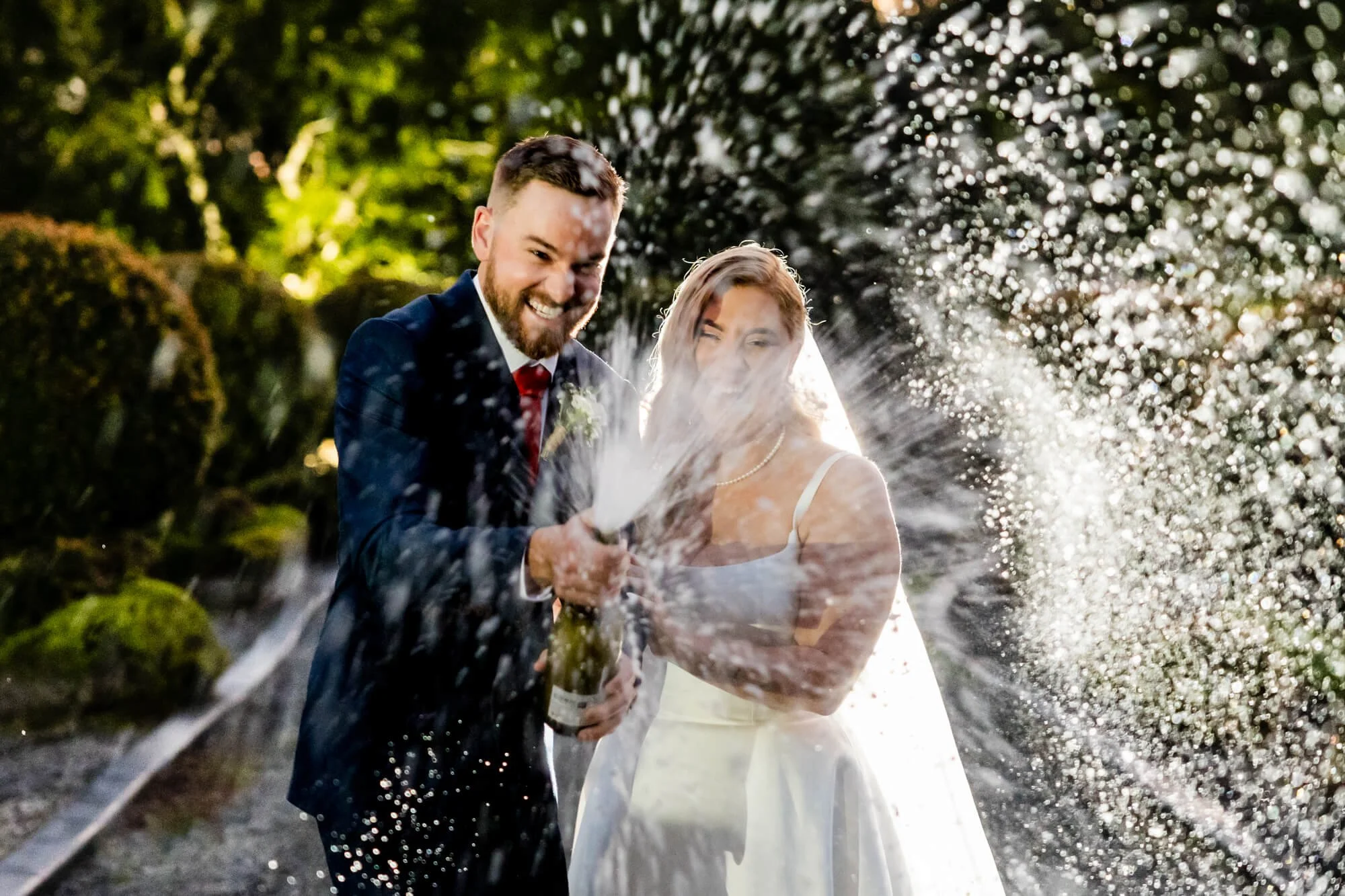 Champagne shoot at Heaven Gardens