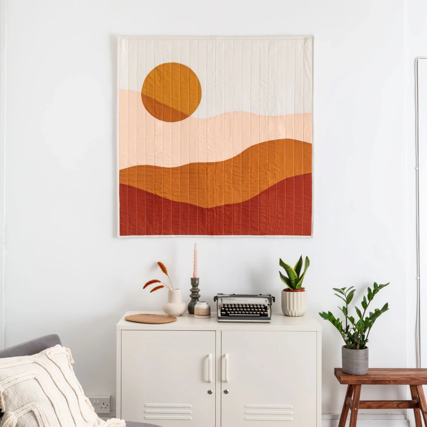 Five ways to style a quilted wall hanging in your home — Excell Quilt Co.