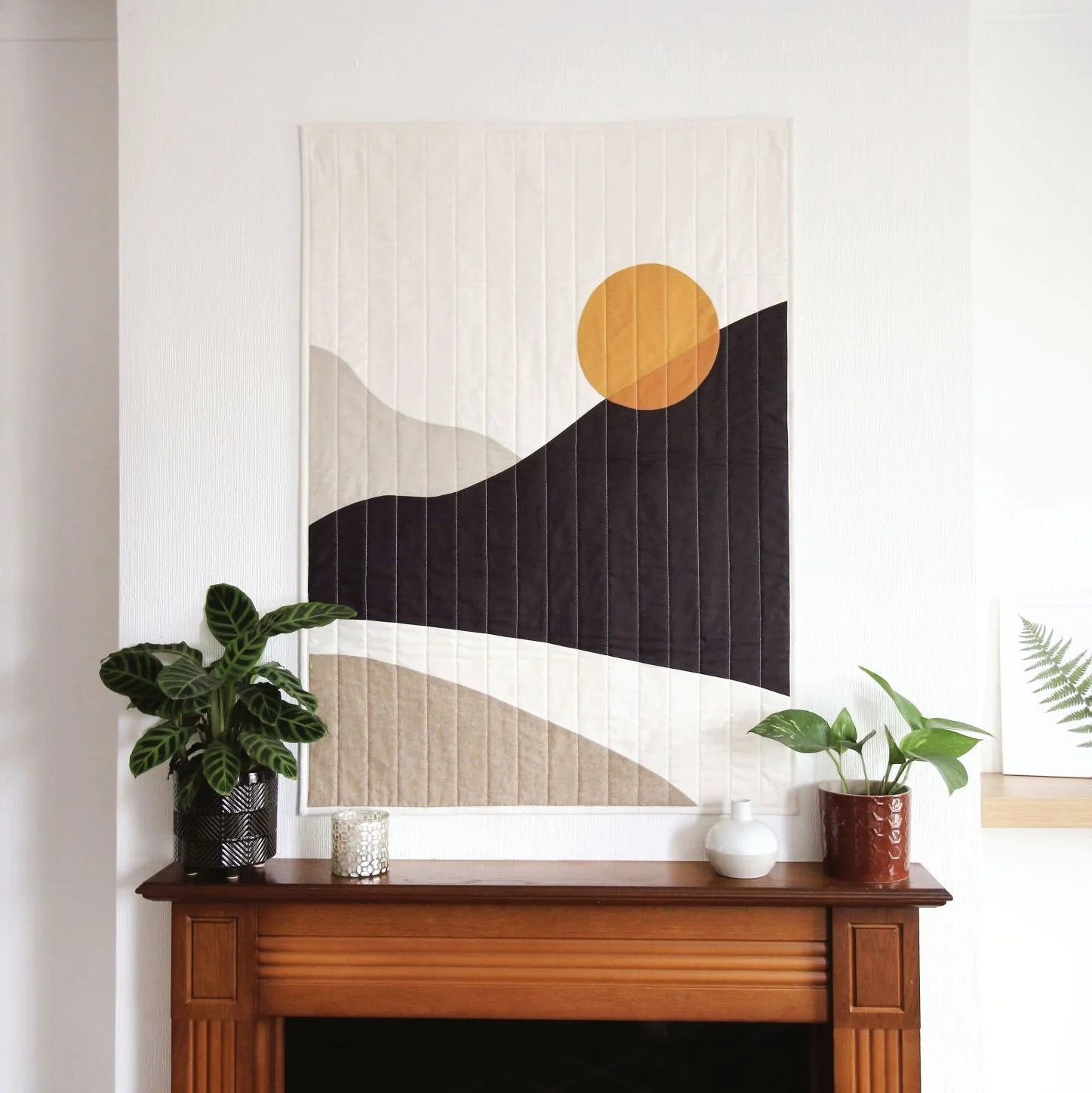 Five ways to style a quilted wall hanging in your home — Excell Quilt Co.