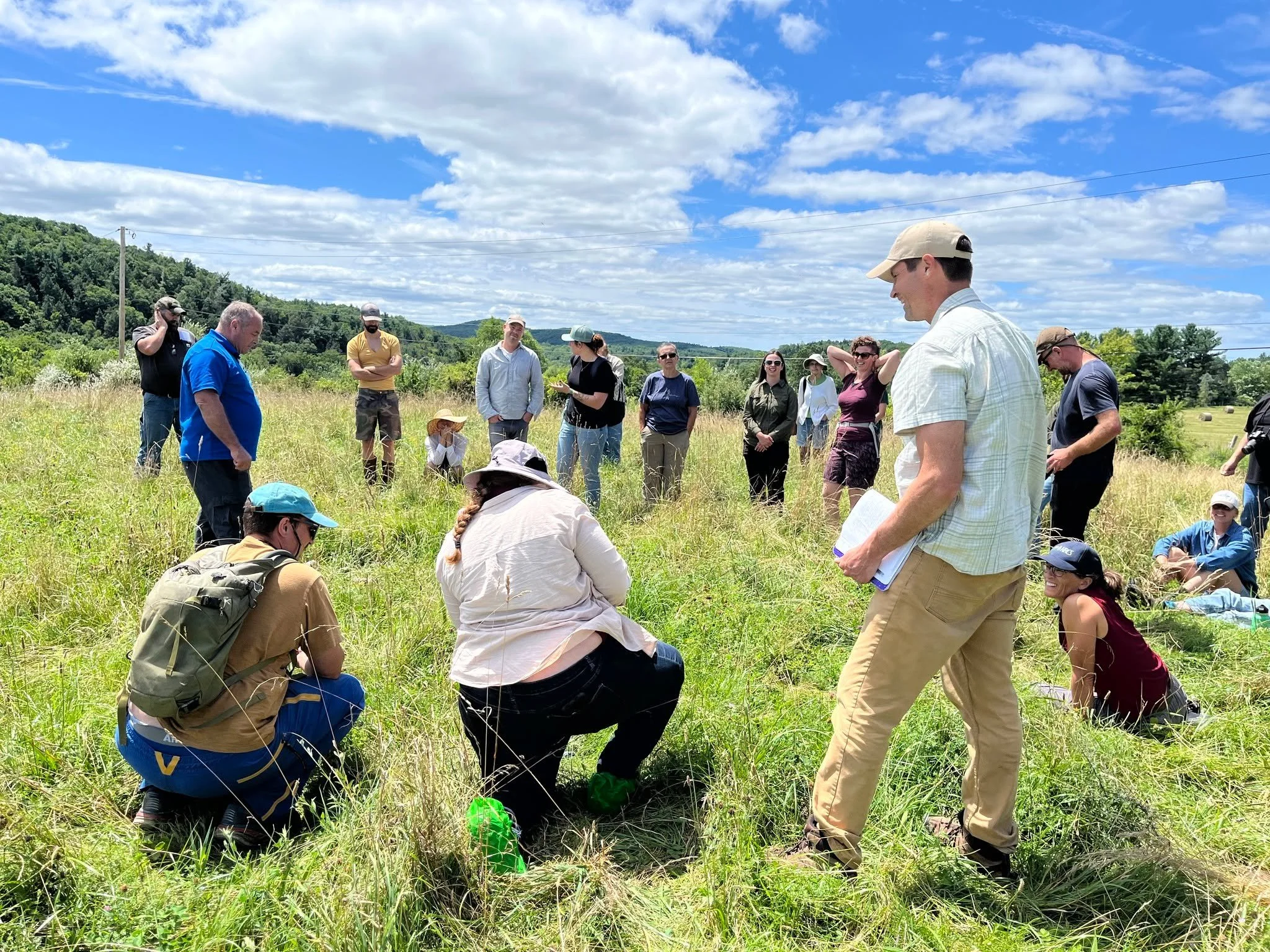 This year the last stop of the @new_england_grazing_network &quot;Luminary Tour&quot; was hosted by @hawthornevalley, where distinguished agronomist and author Dale Strickler shared his ideas and approaches around an array of grazing topics. As a par