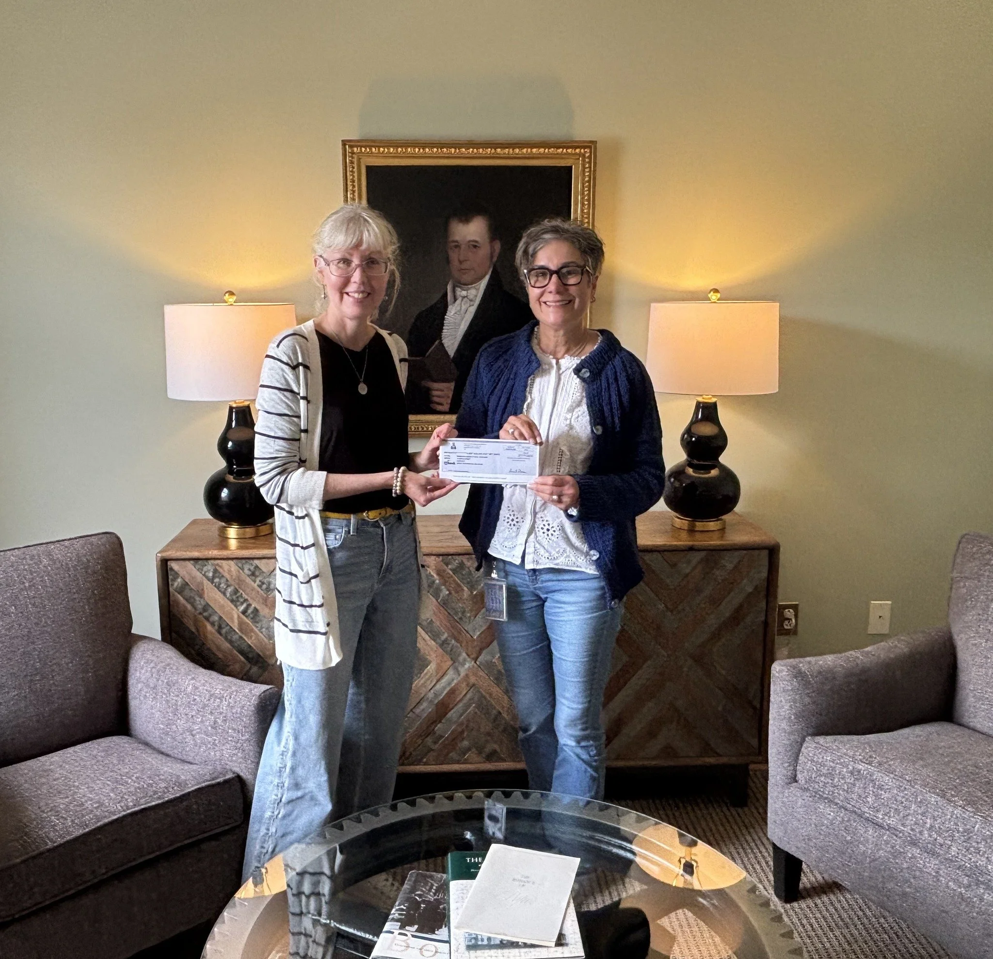 🎉🎉THANK YOU, Crane Charitable and Mary Huth!! BAV deeply appreciates the generosity of all our dedicated Market Match Fund supporters - including Crane Charitable Funds through Operations Director Mary Huth of @currencycrane in Dalton. This year's 
