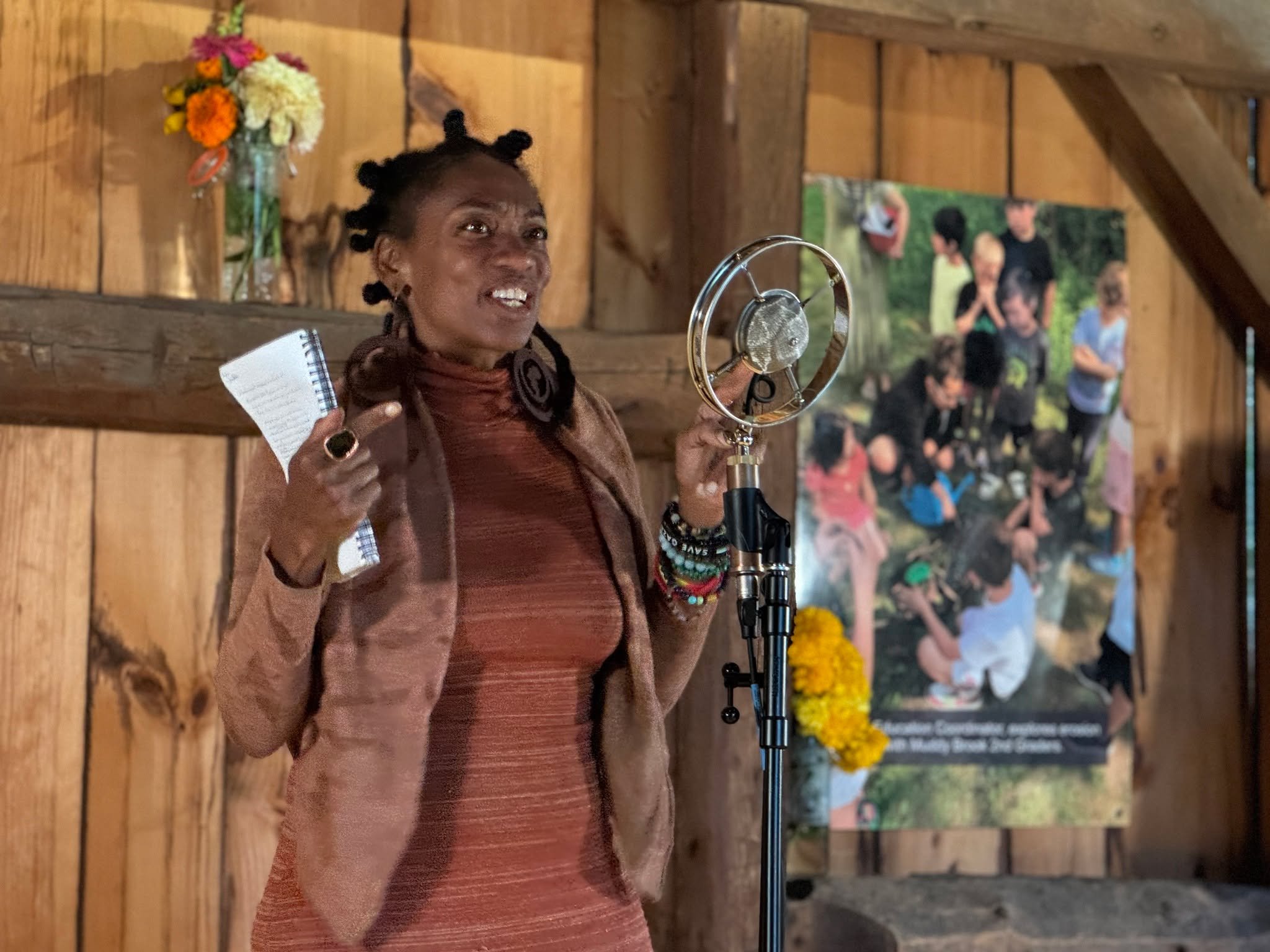 On a blustery September afternoon, more than 60 farmers and community members gathered at Greenagers' April Hill Farm for our 2nd annual FODDER: Stories from the Fields.🌾 

The storytelling event was produced in partnership with @berkgrown, @bridge.