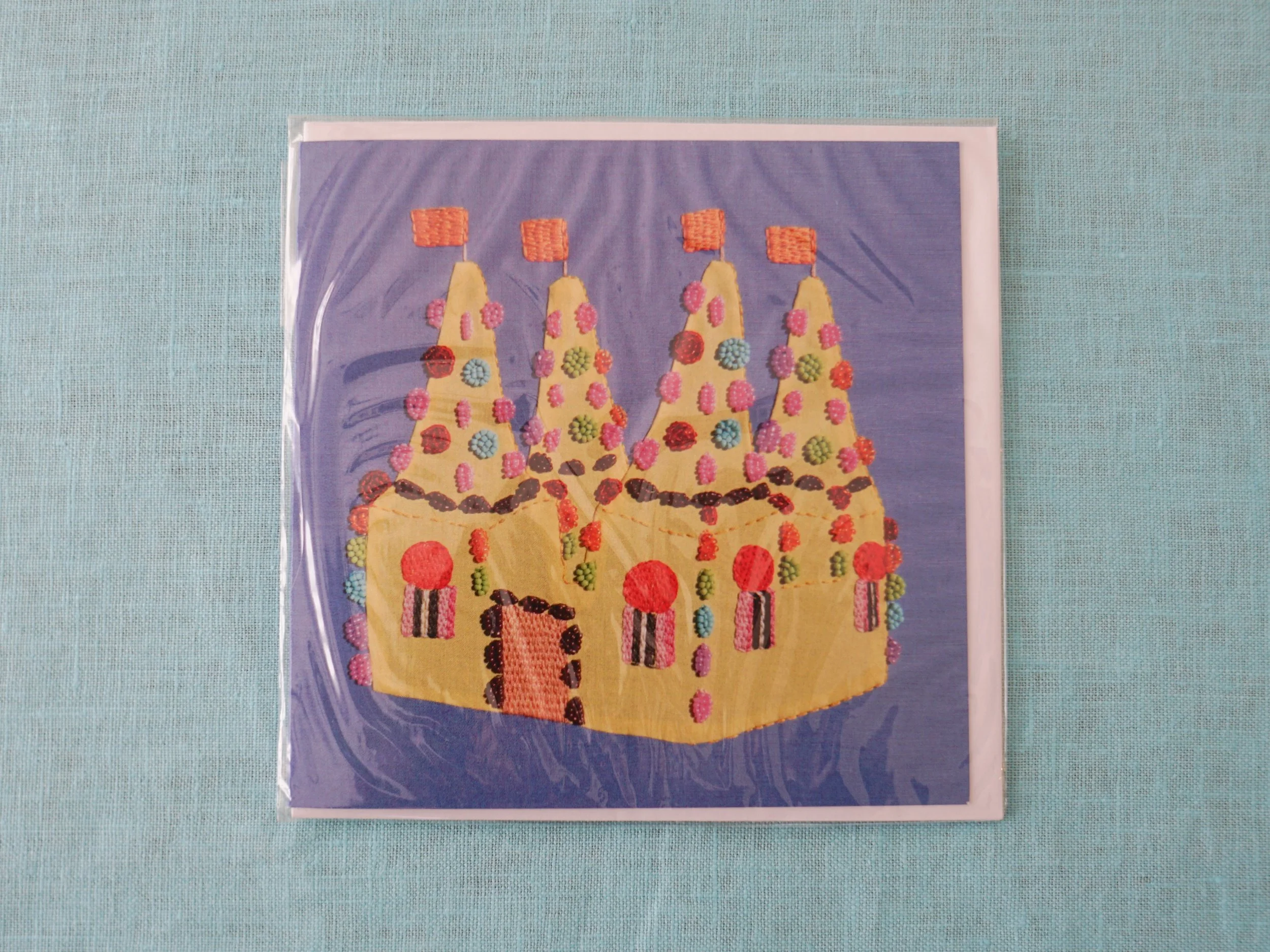 Castle Cake Card