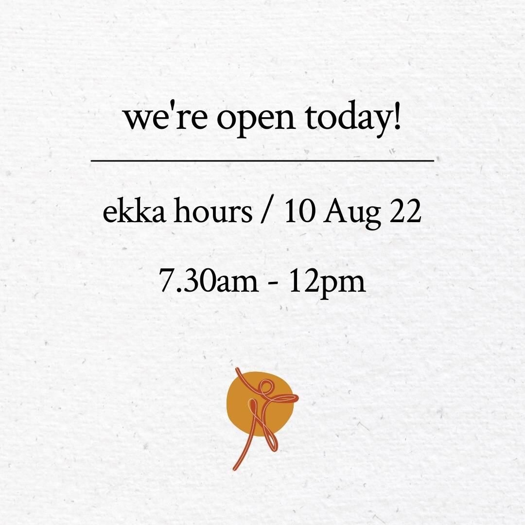 We're open today!
Our Ekka hours are 7.30am - 12pm, there are still a few spots left :)🍦🍦🍦🍦🍦🍦🍦

Happy Ekka!