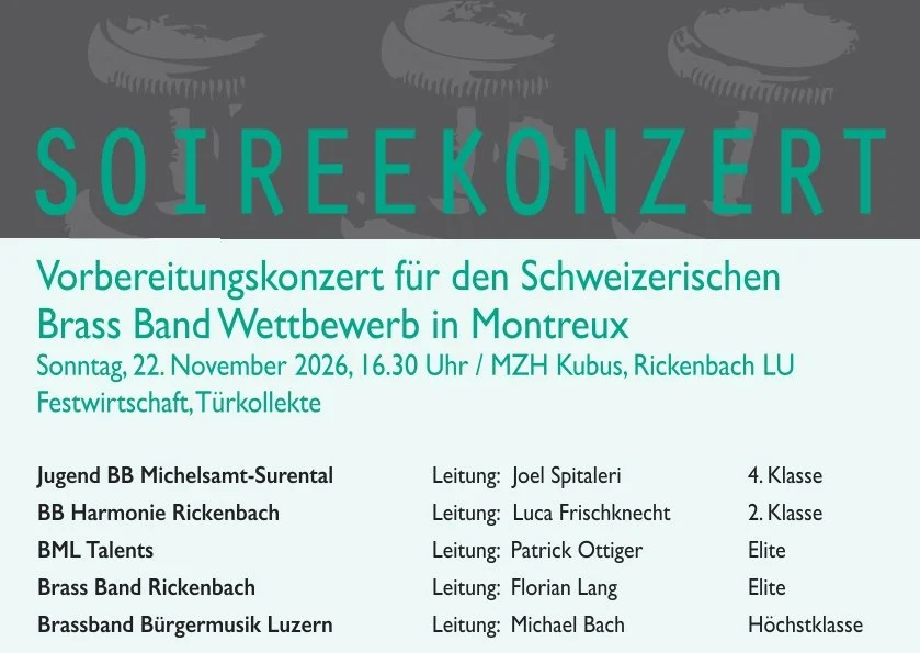 Soireekonzert am 22. November 2026