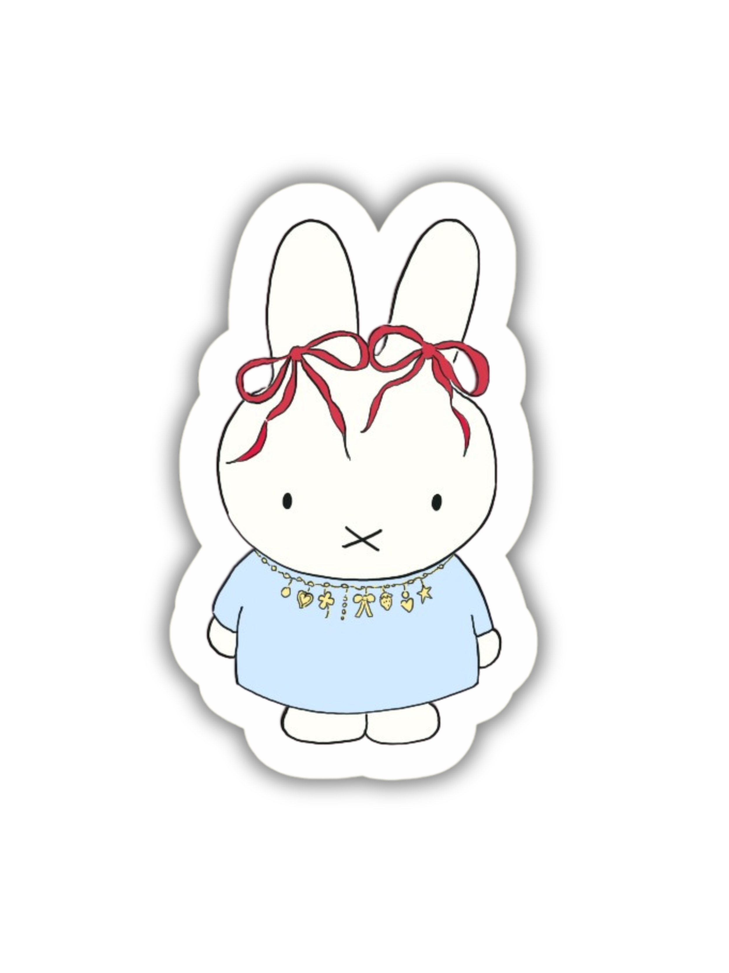 Miffy’s Charm Necklace Sticker