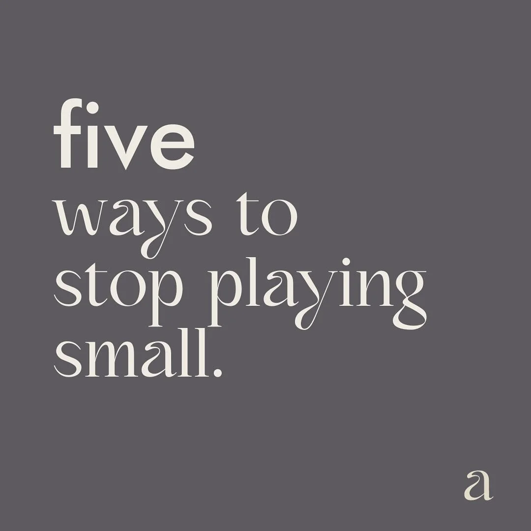 Stop shrinking to fit the room. Dare to stand out. 
You’re full of dreams, ideas and emotions and they’re ready to be expressed. 
Swipe for six ways to start taking up more space. 
If you're ready to take this further, we have expert c