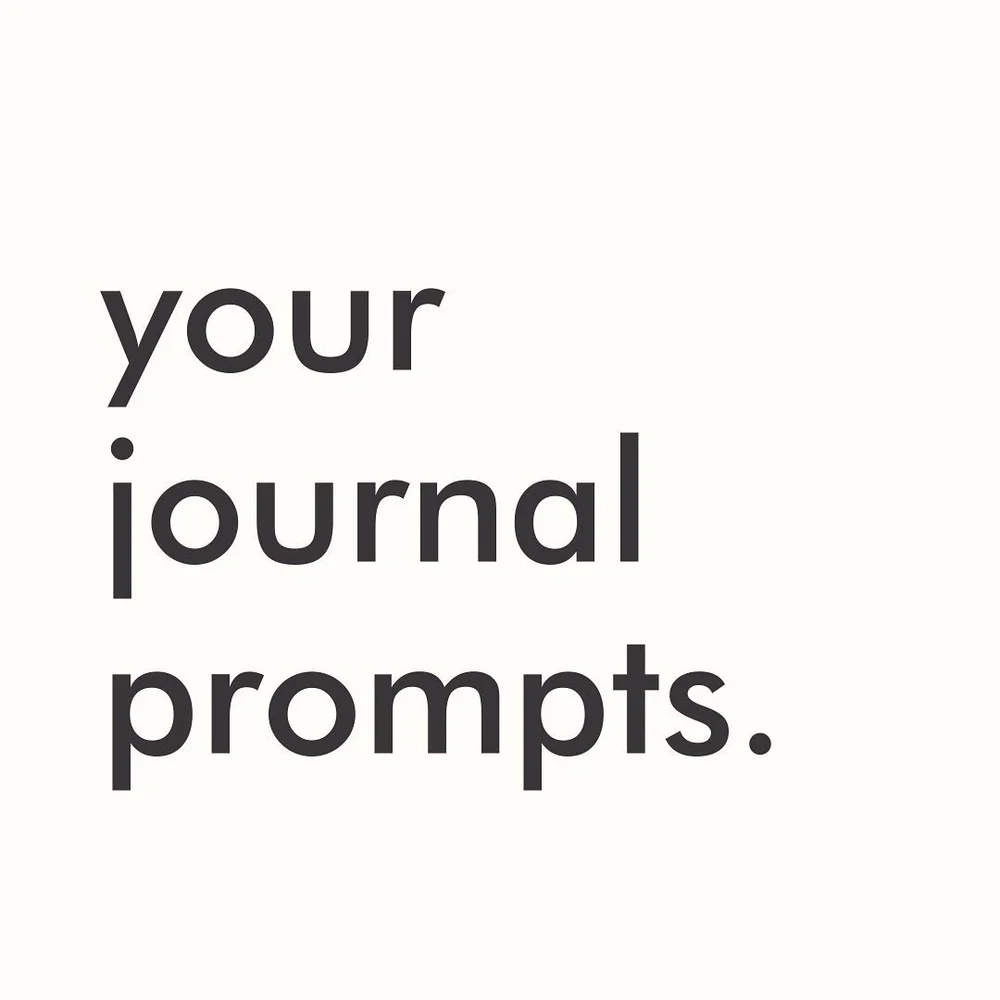 SAVE these journal prompts &mdash; 30 minutes in conversation with yourself can lead to a lot of clarity 🤍