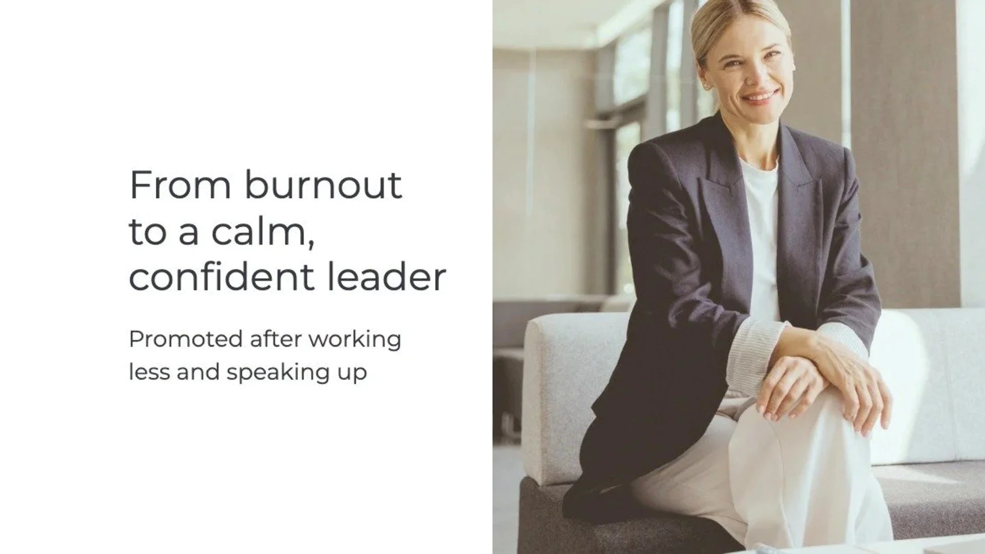 From anxiety and burnout to calm, confident leader