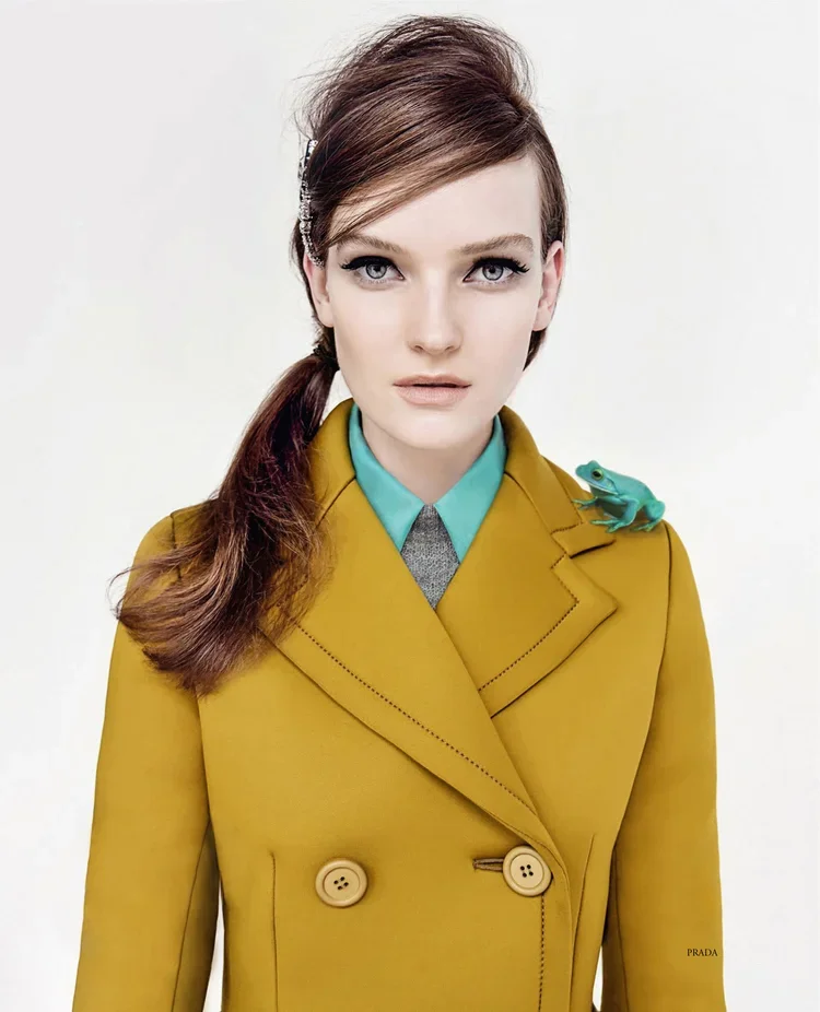 Odda magazine photographed by Philip Meech. Fashion by Hope Von Joel. Hair Oliver Daw. Model Lucy Evans. Make up Nat van Zee