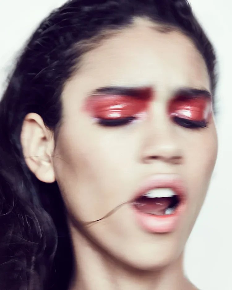 Beauty story with Karol Santos shot by David Ralph. Hair by Fumi Maehara. Make up NVZ.