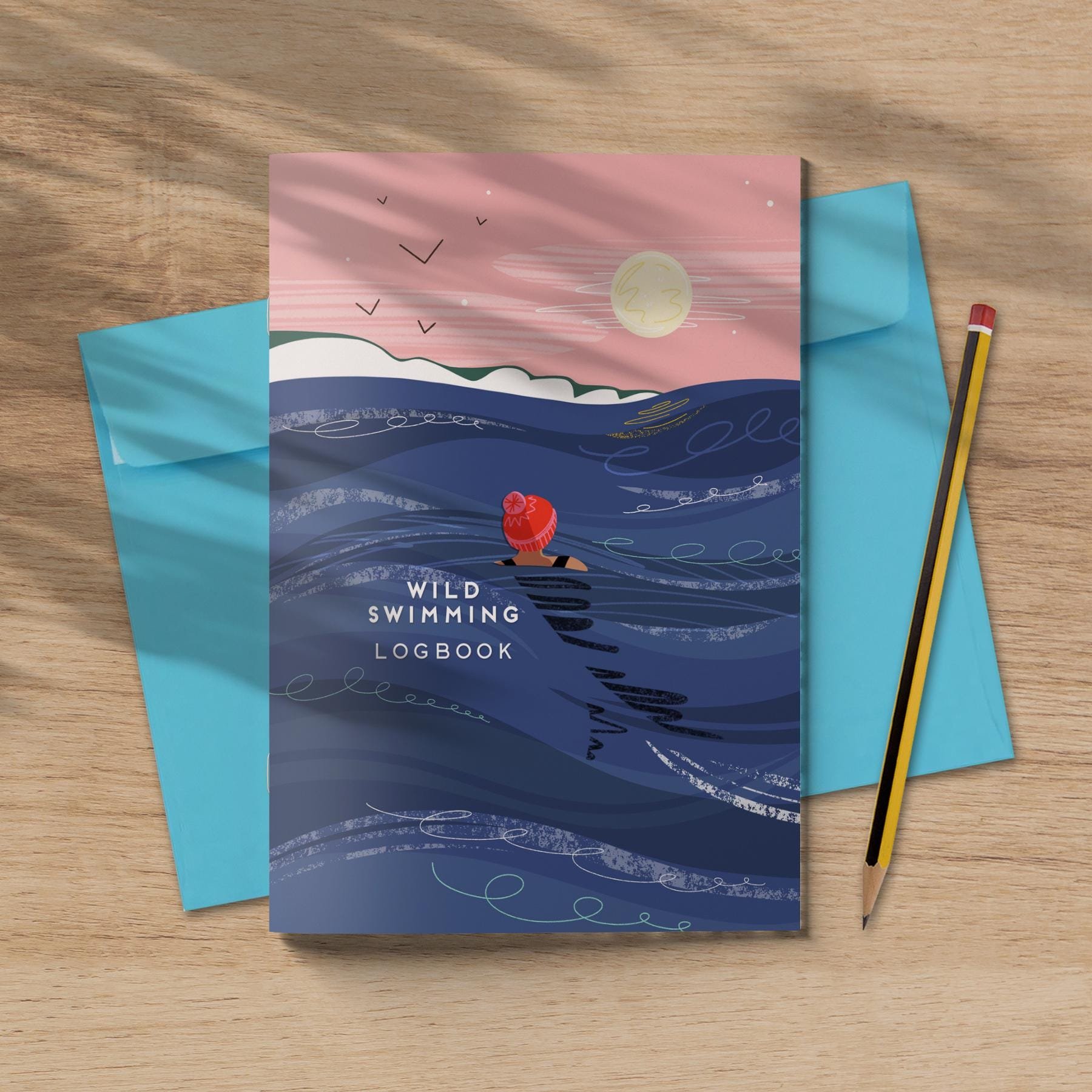 Wild Swimming Logbook Eco-Friendly Letterbox Gift for Outdoor Swimmers Gift of the Year Finalist 2025